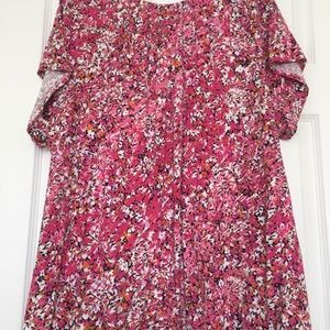 St. John’s Bay pink cap sleeve shirt - size 3X